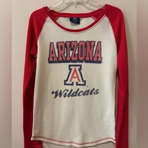 Arizona Wildcats University Waffle Material T-Shirt. Unisex. Soft